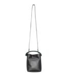 vLA GARCONNE DRIES VAN NOTEN CRISP LEATHER BAG BLACK