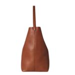 LA GARCONNE THE ROW LARGE N/S PARK TOTE DARK CUIR