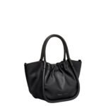 PROENZA SMALL RUCHED CROSSBODY TOTE BLACK