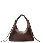 PROENZA LARGE DRAWSTRING SHOULDER BAG MOCHA