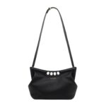 ALEXANDER MCQUEEN WOMENS THE PEAK BAG IN BLACK