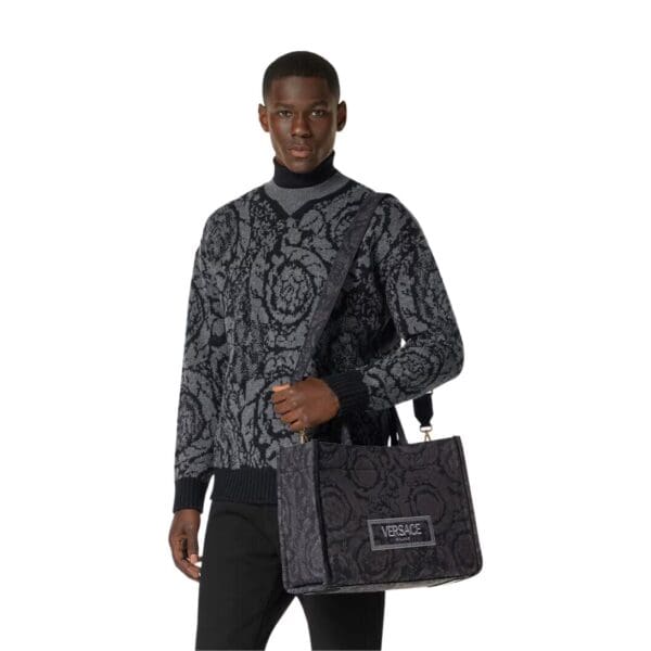 VERSACE BAROCCO ATHENA TOTE BAG