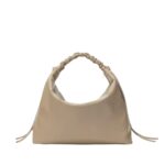 PROENZA LARGE DRAWSTRING SHOULDER BAG MUSHROOM