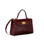 VERSACE CROC-EFFECT MEDUSA '95 HANDBAG