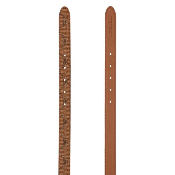 MCM AREN BELT 1” IN LAURETOS COGNAC