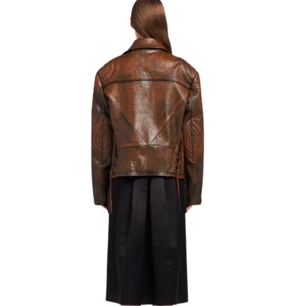 PRADA LEATHER BIKER JACKET