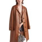 PRADA NAPPA LEATHER COAT