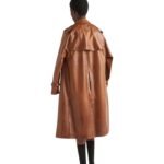 PRADA NAPPA LEATHER COAT