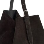 LA GARCONNE TOTÊME BELTED SUEDE TOTE