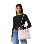 VERSACE LA MEDUSA CANVAS SMALL TOTE BAG