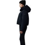mackage amanda stretch down ski jacket with hood