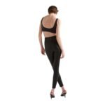 PRADA STRETCH NAPPA LEATHER TOP