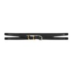 GIVENCHY VOYOU DOUBLE WRAP BELT IN LEATHER BLACK