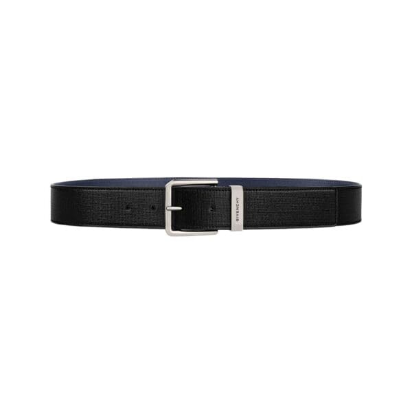 GIVENCHY GENTLEMAN BELT IN 4G CLASSIC LEATHER BLACK/NAVY