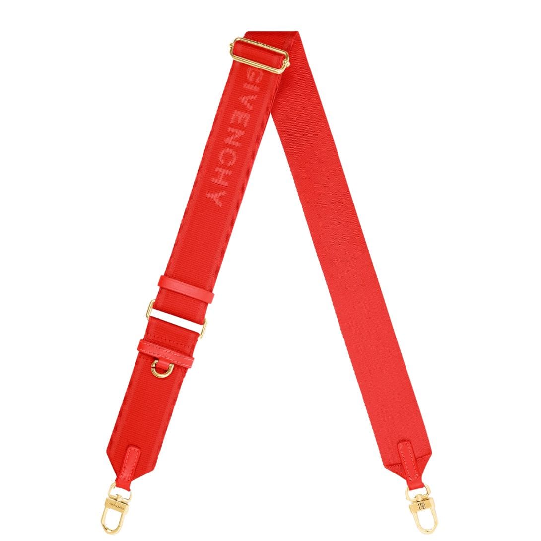 GIVENCHY STRAP IN WEBBING RED