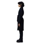 MACKAGE THALIA DOUBLE-FACE WOOL ROBE COAT