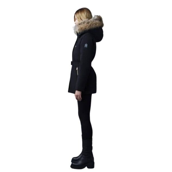 MACKAGE JENI 2-IN-1 DOWN PARKA WITH REMOVABLE BIB AND NATURAL FUR