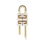 GIVENCHY SMALL 4G PADLOCK IN TWO TONE METAL GOLDEN/SILVERY