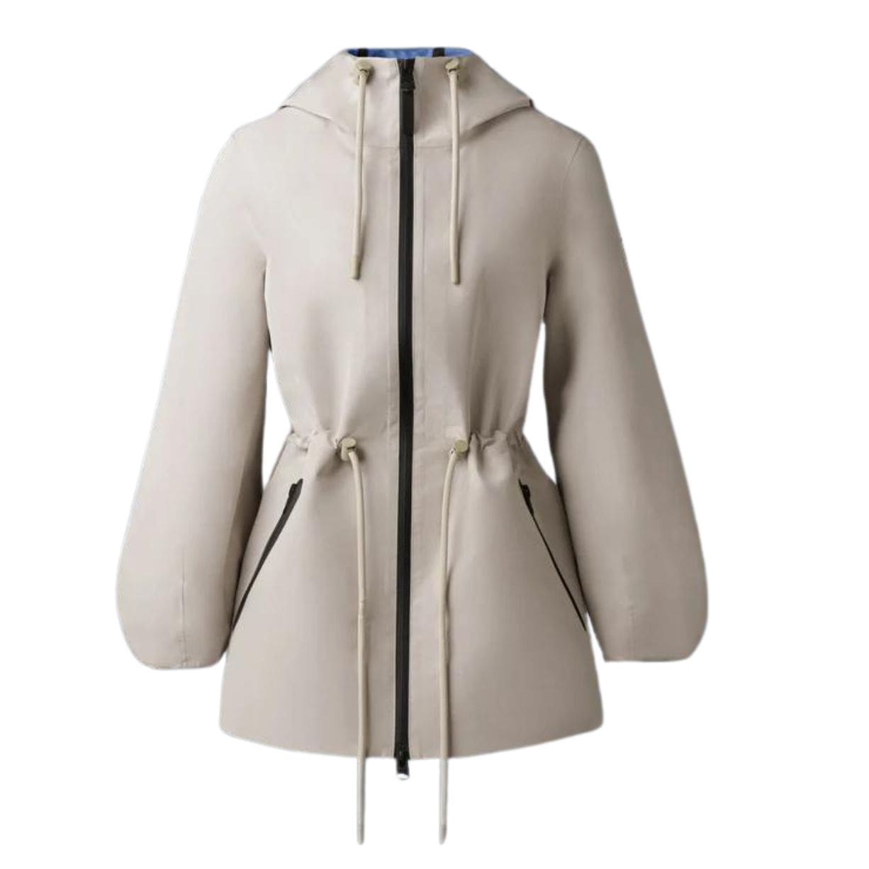 MACKAGE KALEA TECHNICAL RAIN JACKET WITH DRAWCORD WAIST