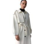 MACKAGE CEYLA DOUBLE-FACE WOOL COAT WITH SASH BELT