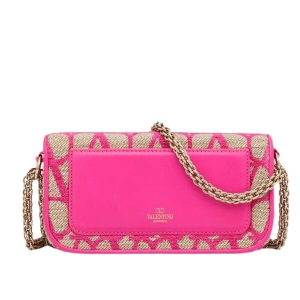 VALENTINO GARAVANI LOCÒ TOILE ICONOGRAPHE SHOULDER BAG