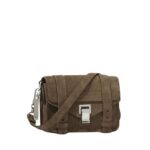 PROENZA PS1 MINI CROSBODY BAG IN SUEDE TEAK
