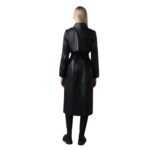MACKAGE GAEL-V MAXI LEATHER TRENCH COAT