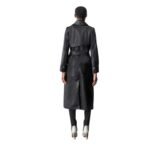MACKAGE GAEL LEATHER TRENCH COAT WITH BELT