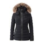 MACKAGE PATSY MANTEAU AGILE 360 EN DUVET AVEC COL EN FOURRURE NATURELLE