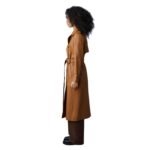 MACKAGE GAEL-Z LEATHER TRENCH COAT WITH BELT