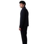 mackage mateo vertical quilted jacket with spread collar