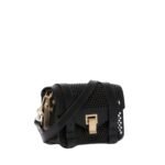 PROENZA PS1 MINI CROSSBODY BAG IN PERFORATED LEATHER BLACK