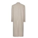 MAGDA BUTRYM CASHMERE SINGLE BREASTED LONG COAT IN BEIGE