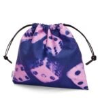 LOEWE SMALL PENCIL CASE WITH CANVAS DRAWSTRING