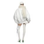 THE ATTICO ANJA WHITE BOMBER