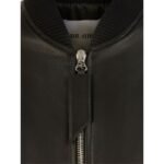 THE ATTICO ANJA DARK BROWN BOMBER