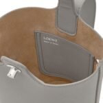 LOEWE PEBBLE MINI BUCKET BAG IN SOFT GRAINED CALFSKIN