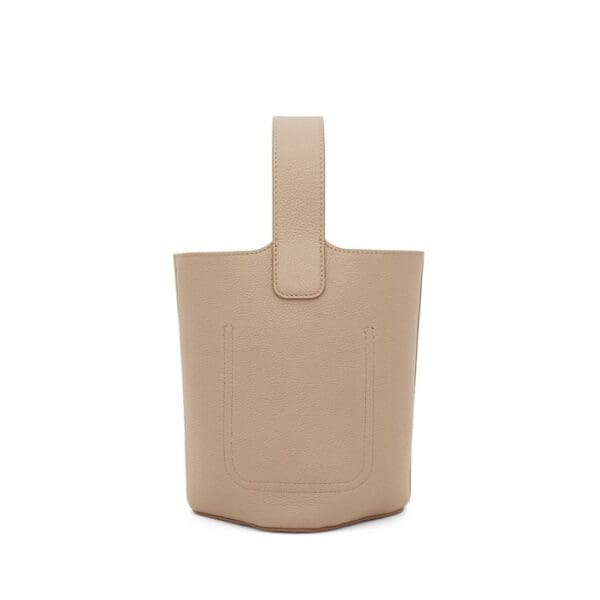 LOEWE PEBBLE MINI BUCKET BAG IN SOFT GRAINED CALFSKIN