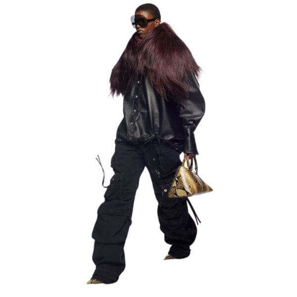 THE ATTICO BLACK SHORT COAT