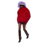 THE ATTICO RED SHORT COAT