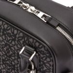 LOEWE AMAZONA 15 BAG IN ANAGRAM JACQUARD AND CALFSKIN