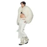 THE ATTICO WHITE SHORT COAT