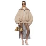 THE ATTICO BEIGE BOMBER