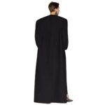 THE ATTICO BLACK LONG COAT