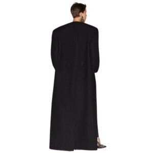 THE ATTICO BLACK LONG COAT