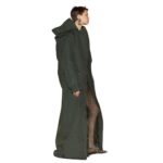 THE ATTICO IVY GREEN LONG COAT