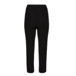 MAGDA BUTRYM CROPPED WOOL TROUSERS IN BLACK