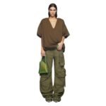 THE ATTICO FERN MILITARY LONG PANTS