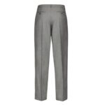 MAGDA BUTRYM WIDE LEG TAILORED WOOL PANTS IN GREY