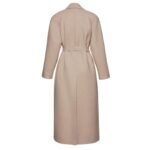 MAGDA BUTRYM CASHMERE WRAP COAT IN BEIGE